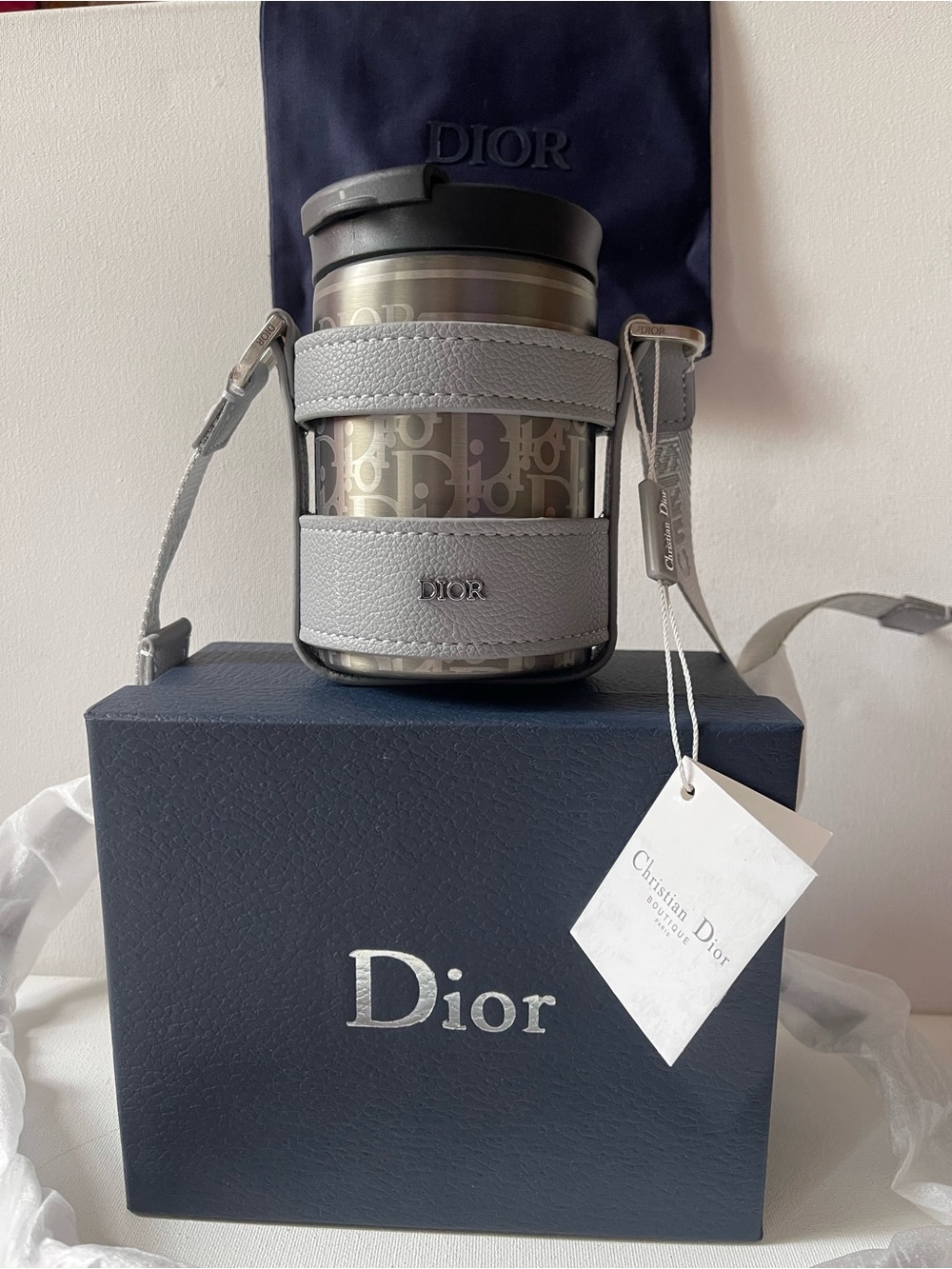 Dior Vibe Water Bottle & Bottle Holder Limited VIP Gift Novelty GWP. - Picture 6 of 13
